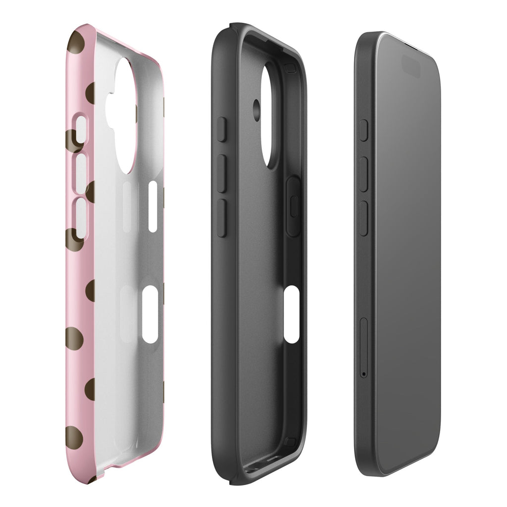 Blush Polka iPhone Case