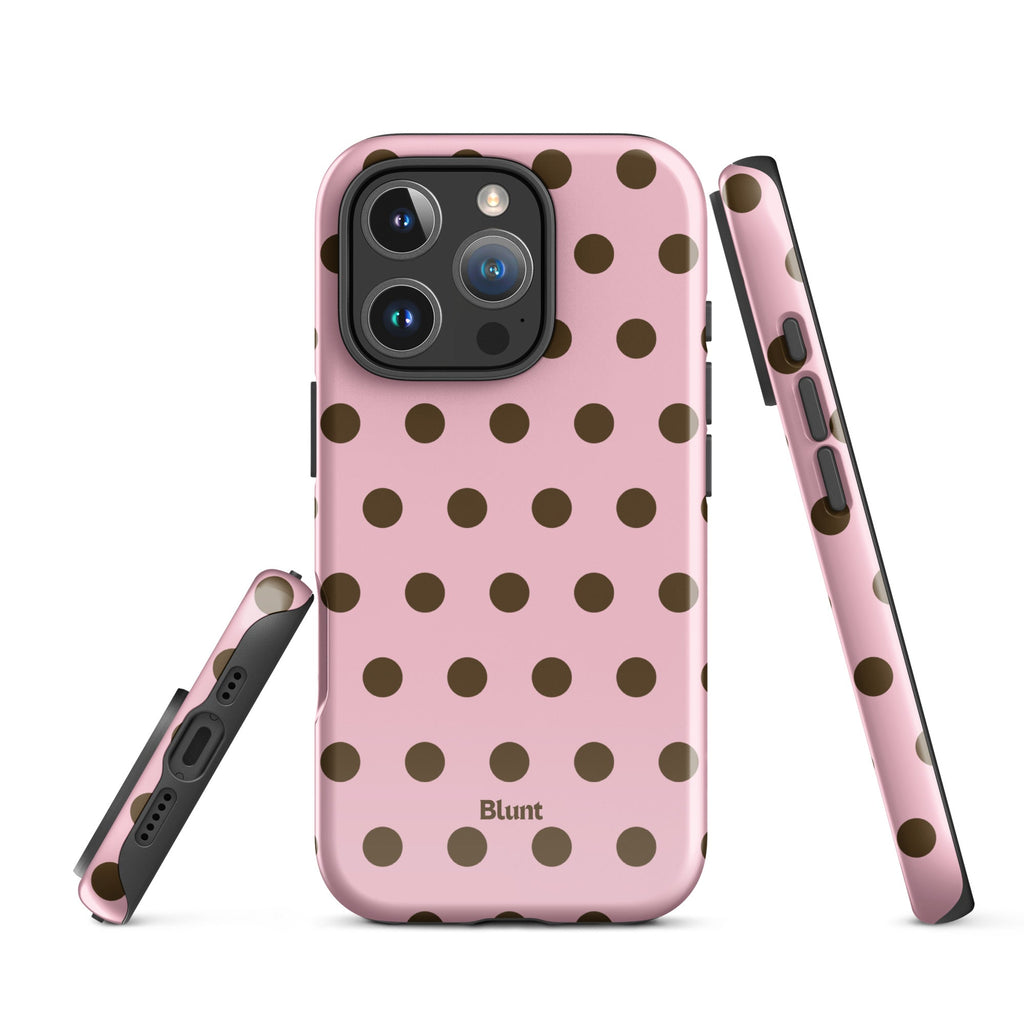 Blush Polka iPhone Case