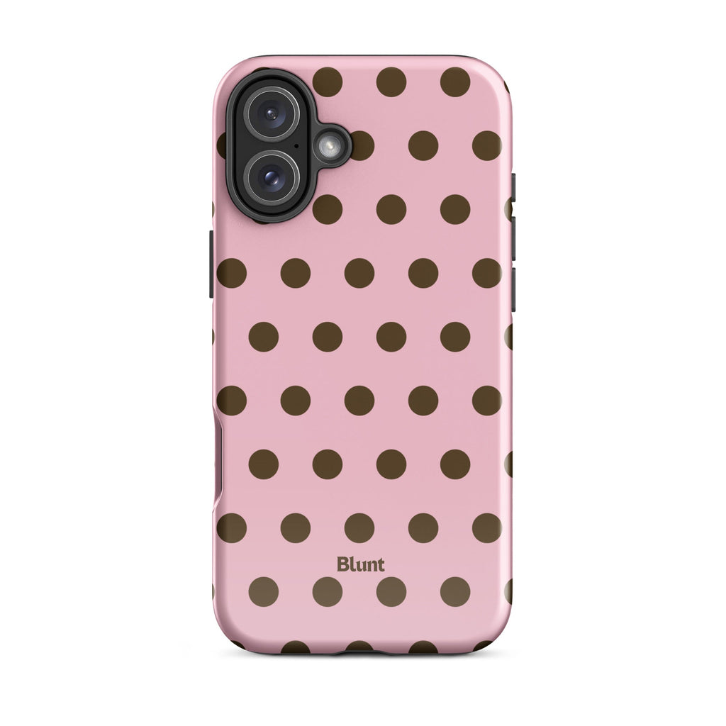 Blush Polka iPhone Case