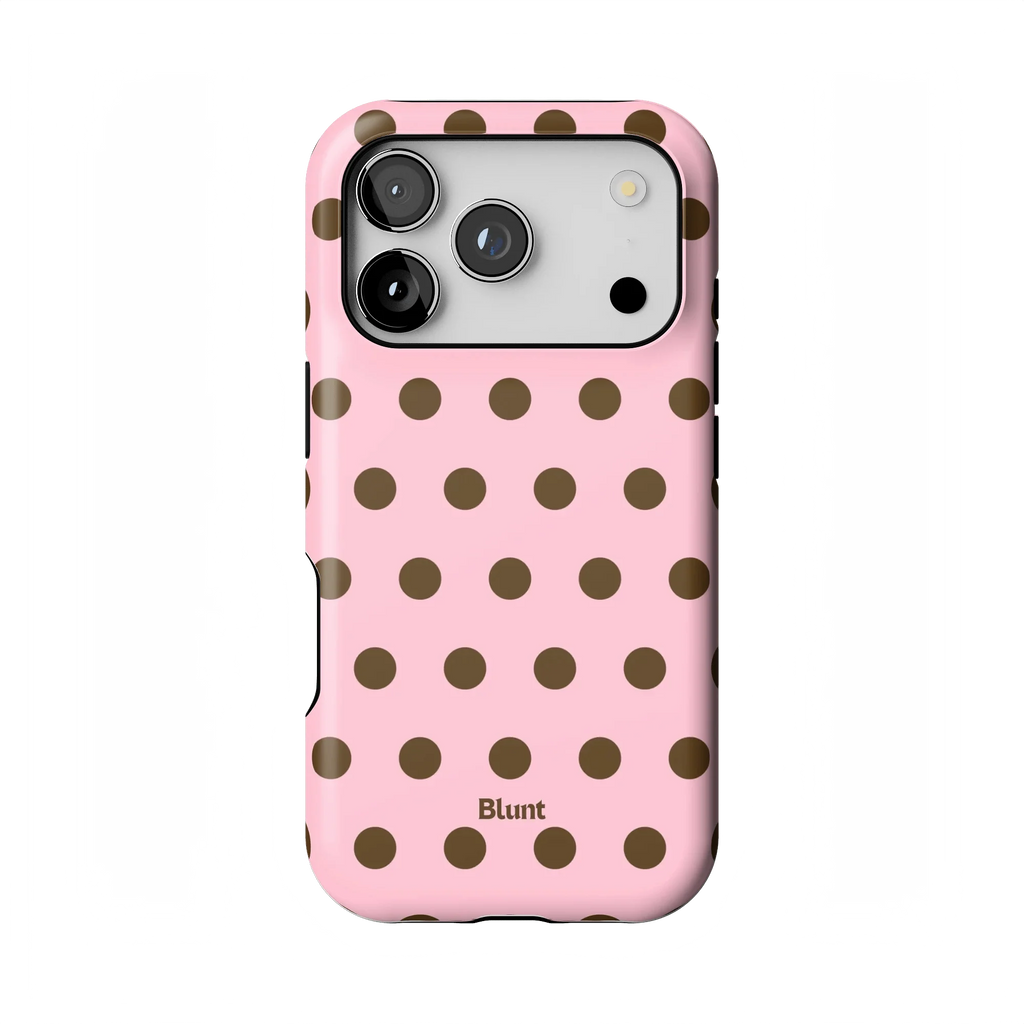 Blush Polka iPhone Case