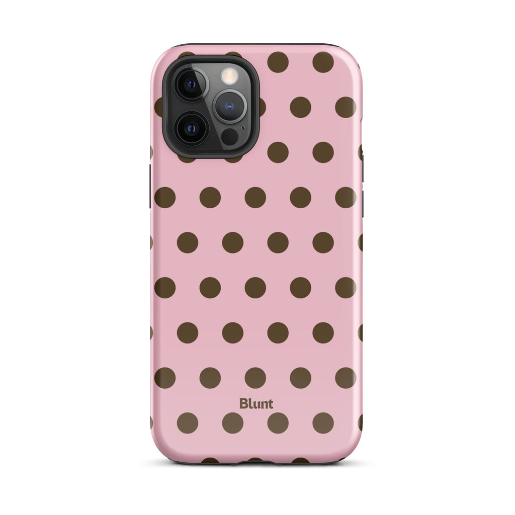 Blush Polka iPhone Case