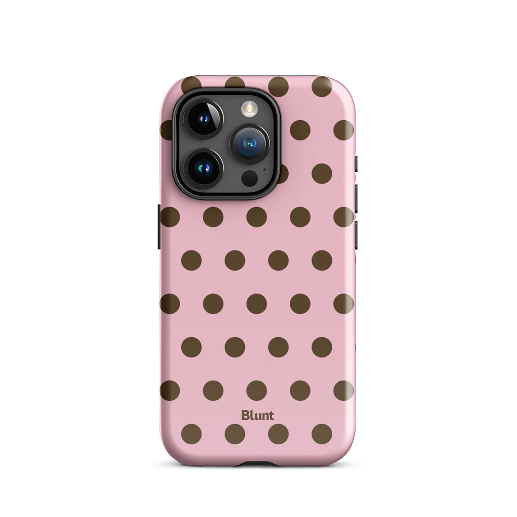Blush Polka iPhone Case
