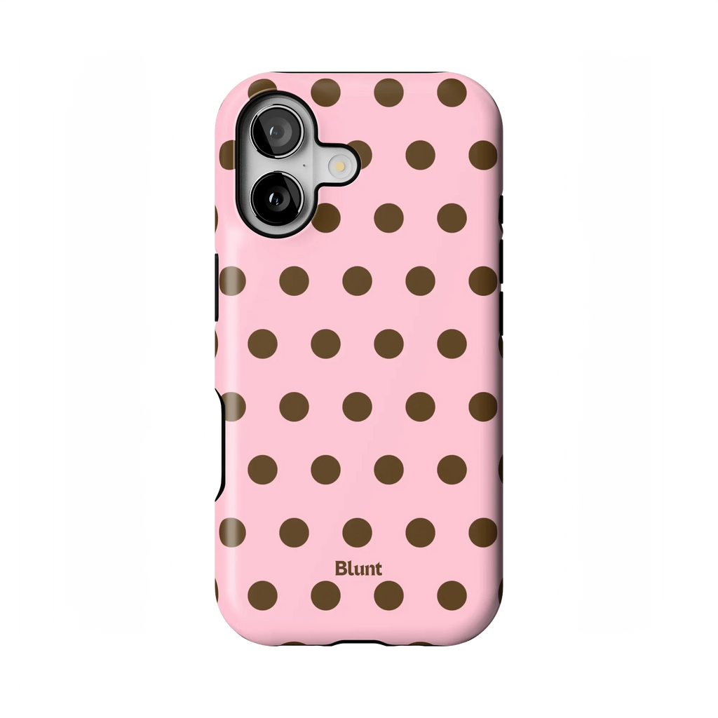 Blush Polka iPhone Case