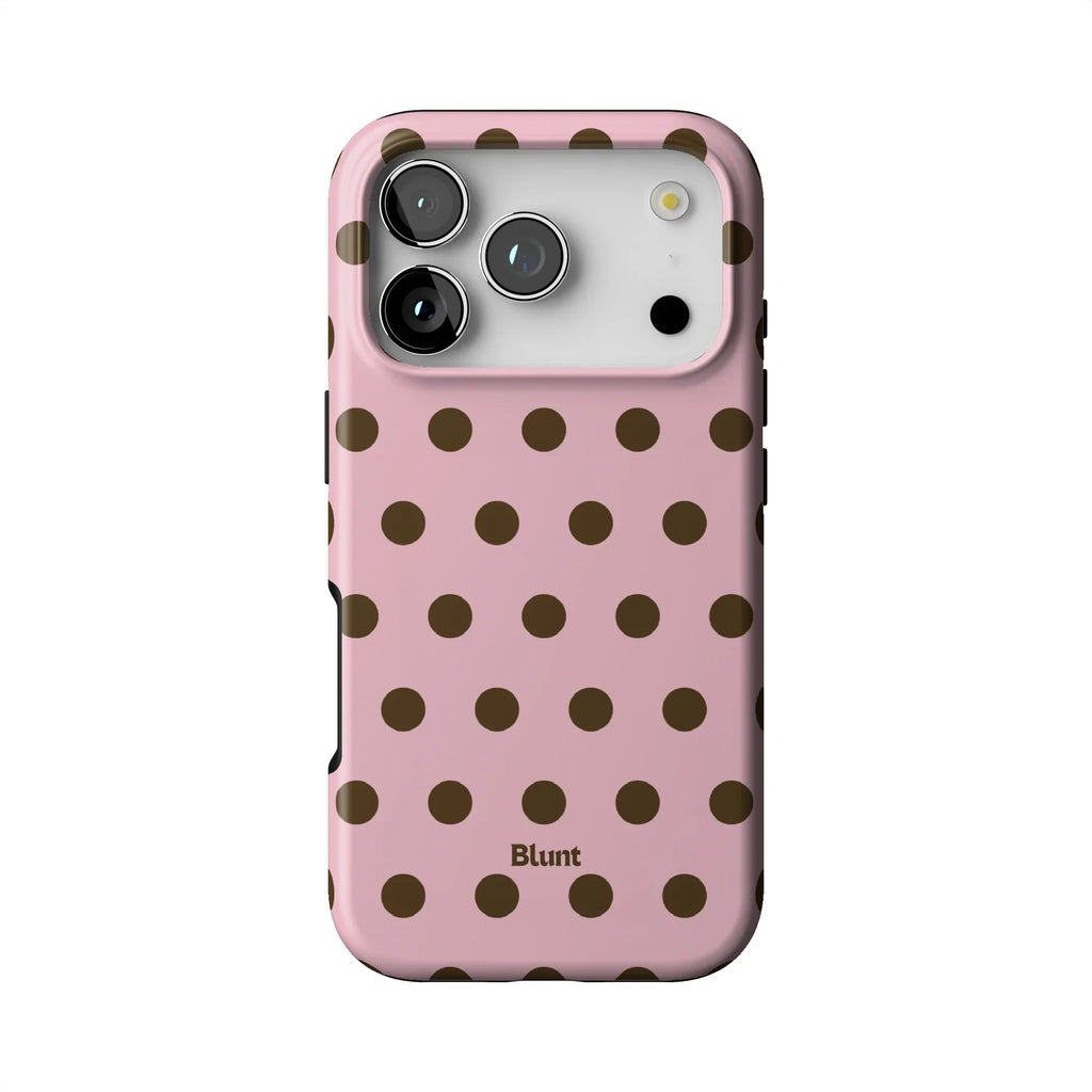 Blush Polka iPhone Case