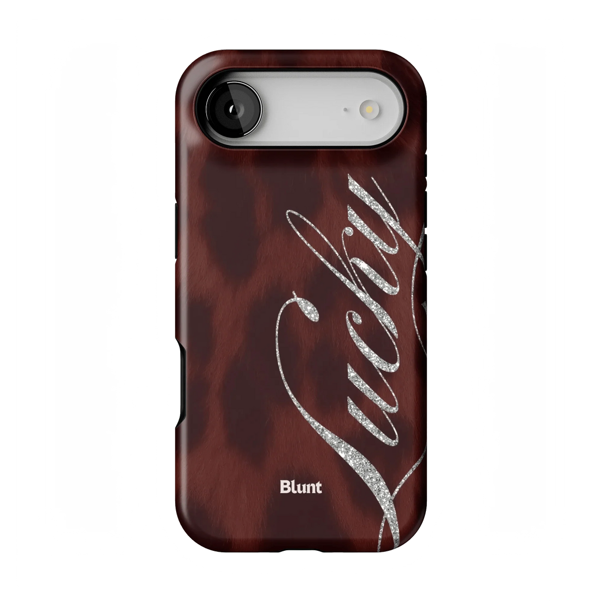 Brown Cheetah Lucky iPhone Case