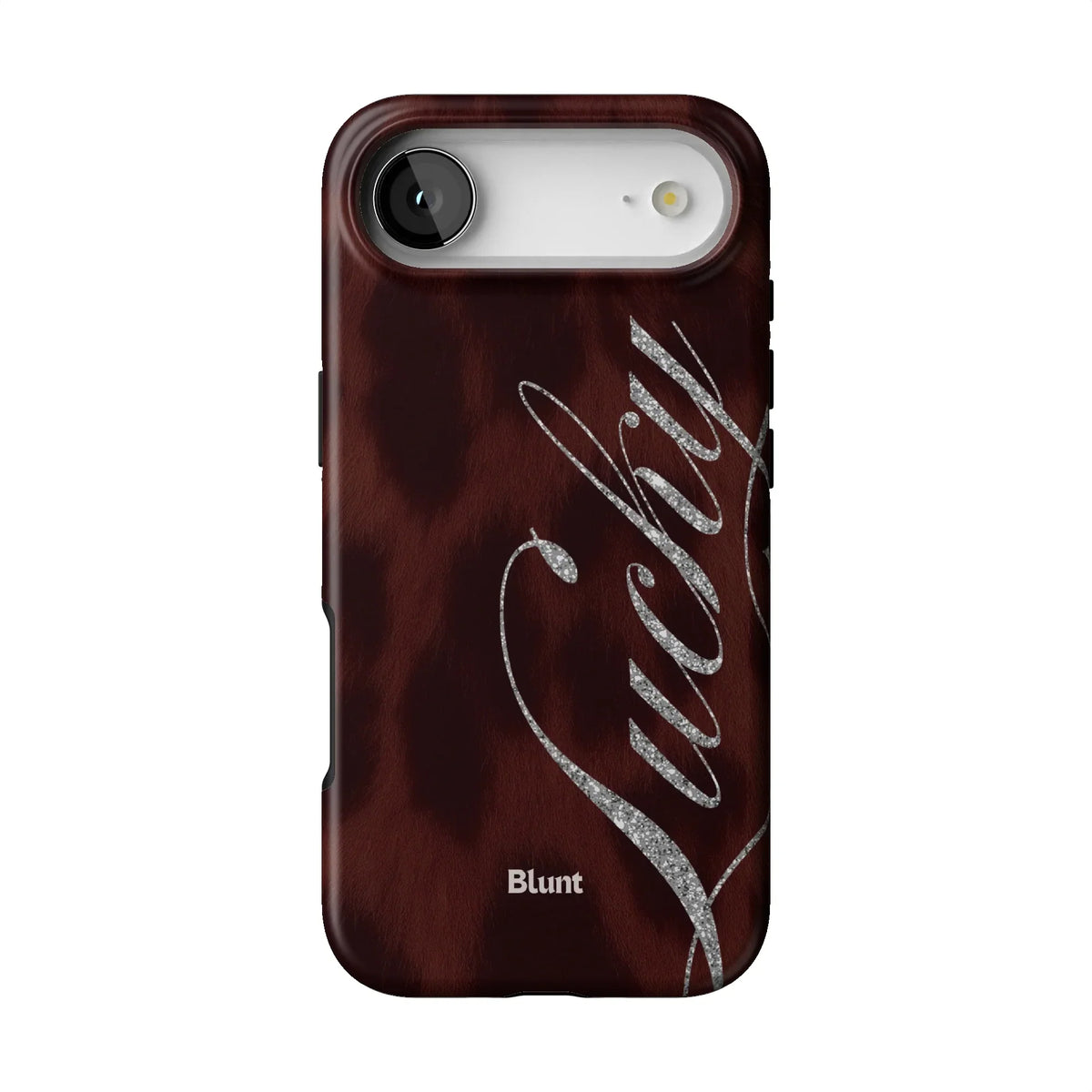 Brown Cheetah Lucky iPhone Case