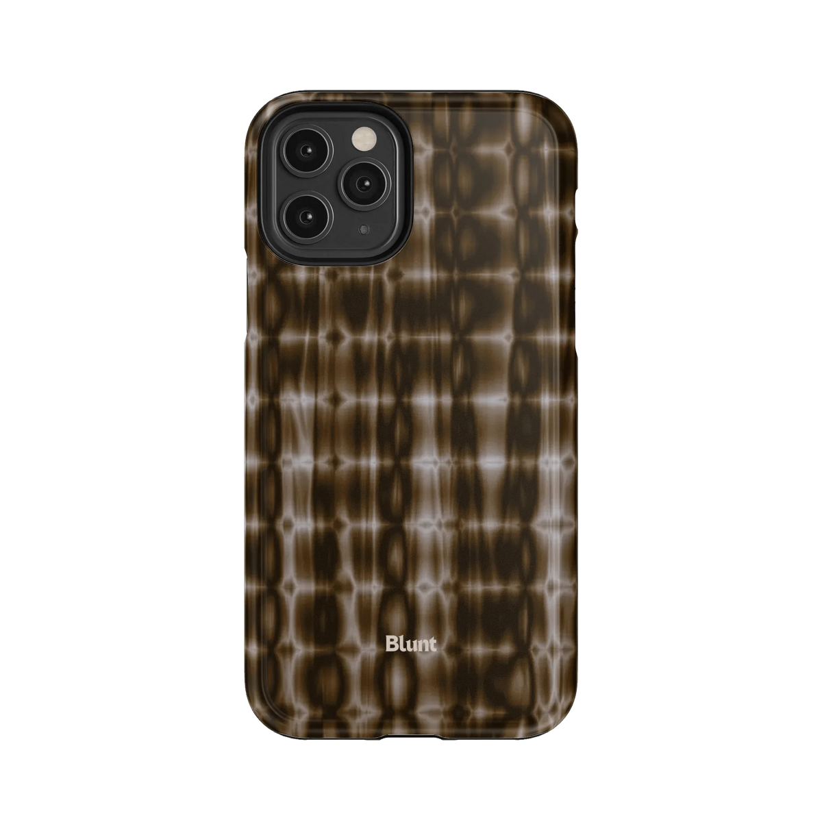 Brown Ripple iPhone Case
