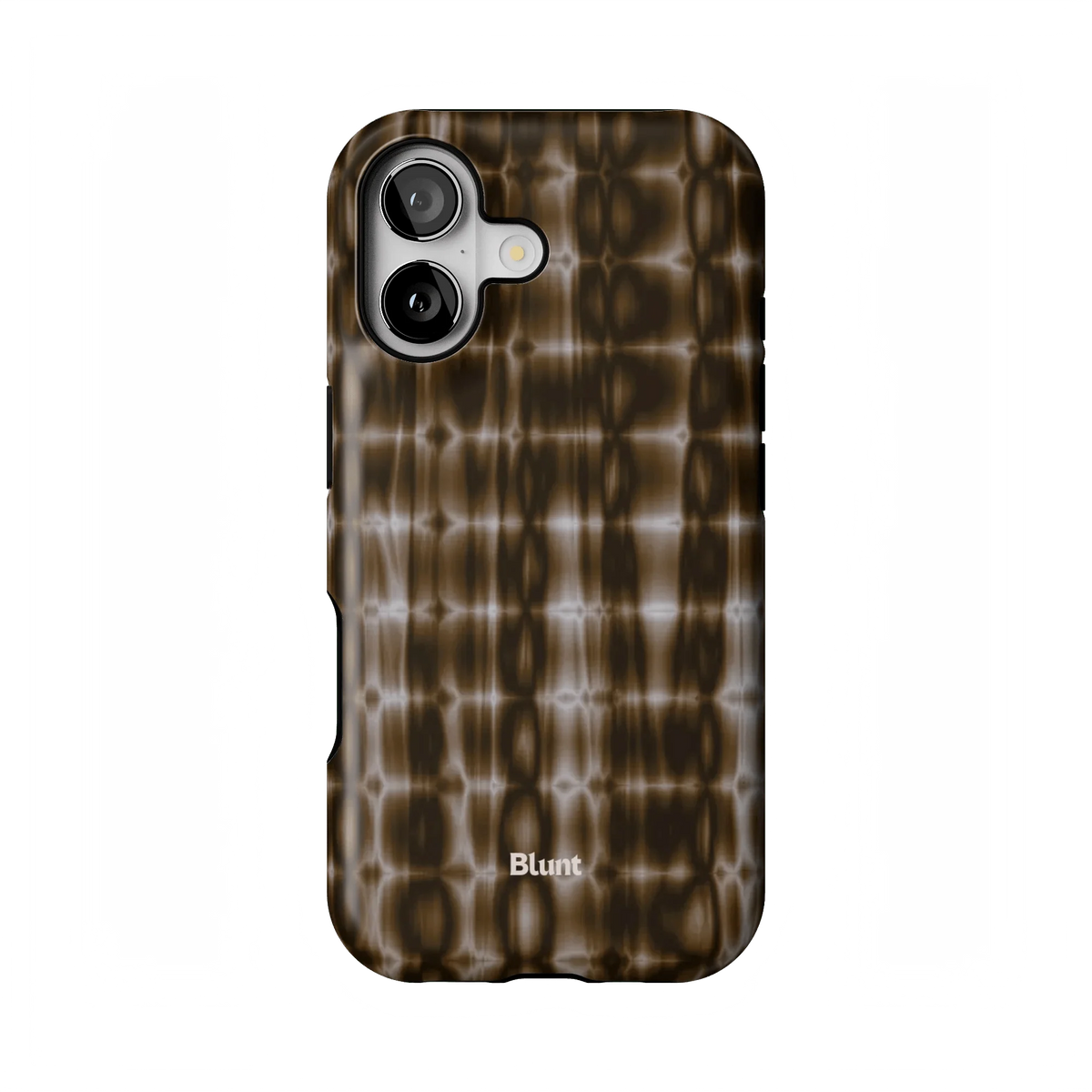 Brown Ripple iPhone Case