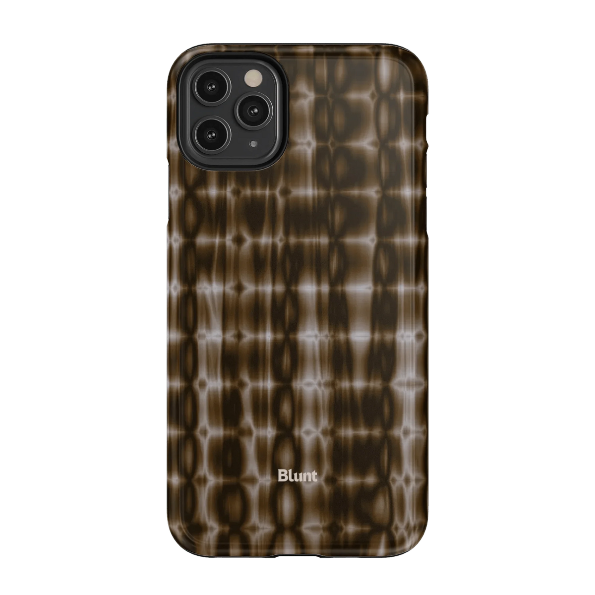 Brown Ripple iPhone Case