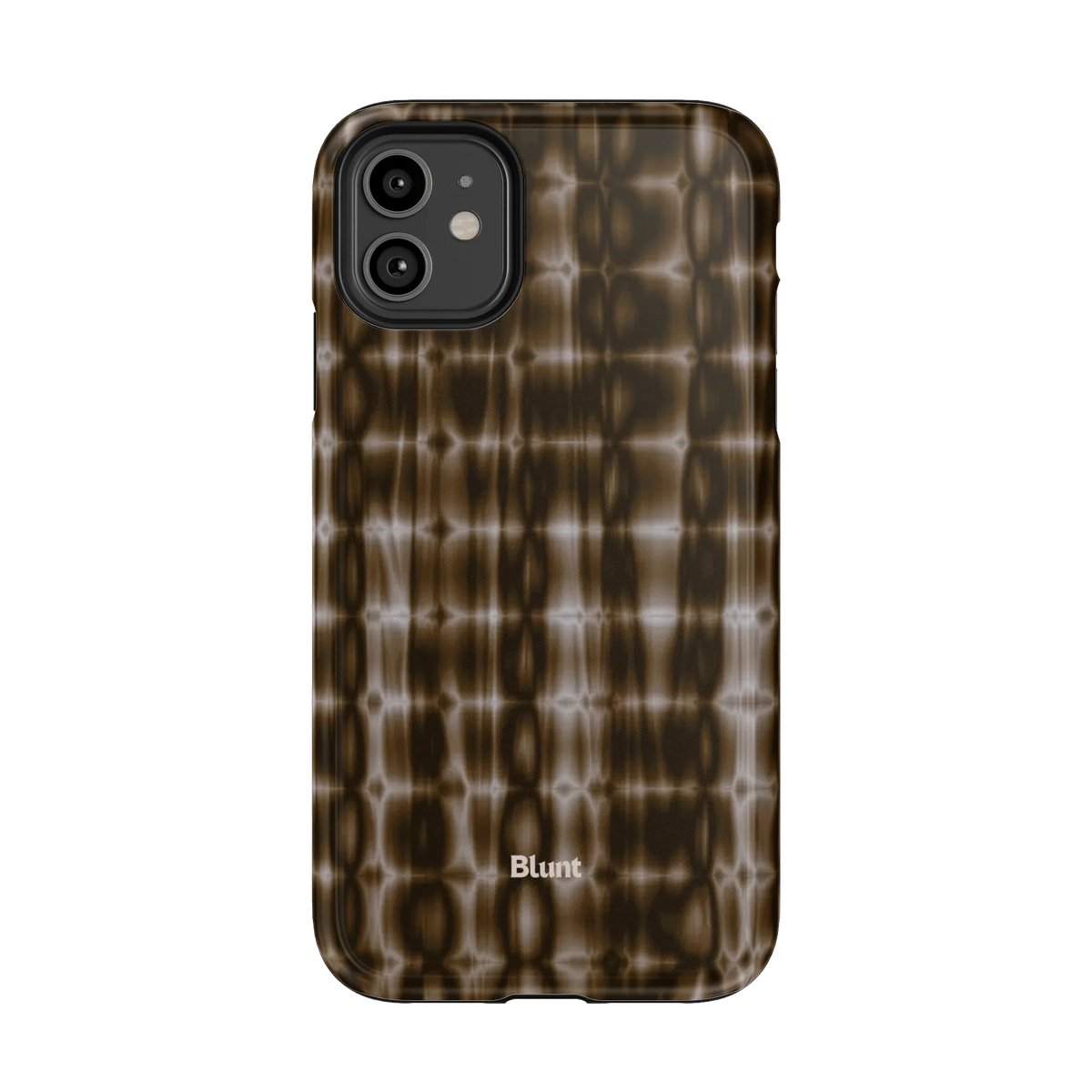 Brown Ripple iPhone Case