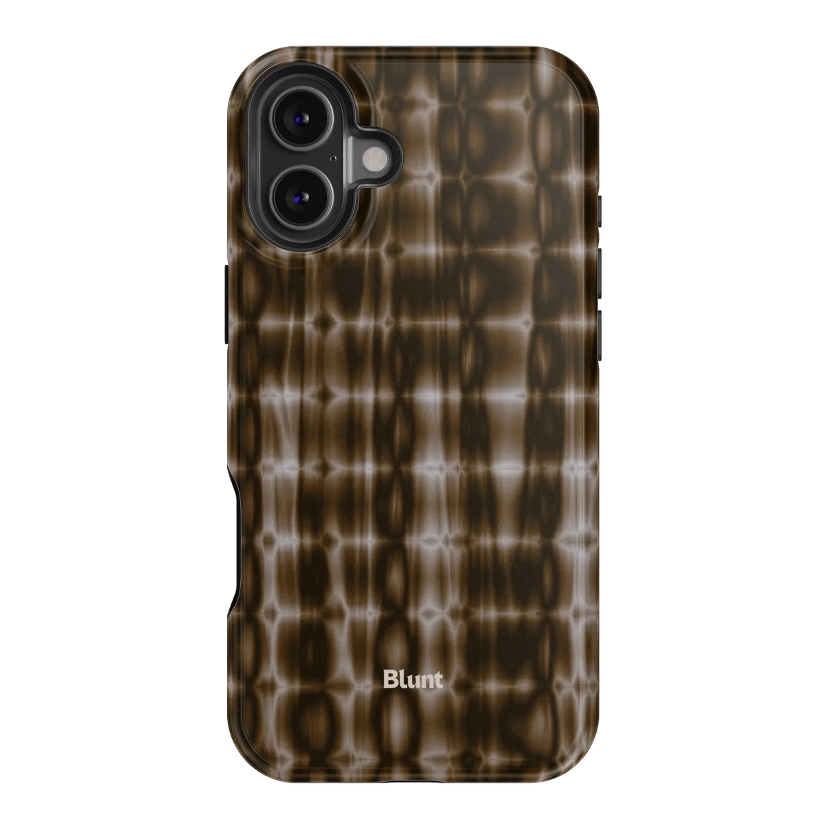 Brown Ripple iPhone Case