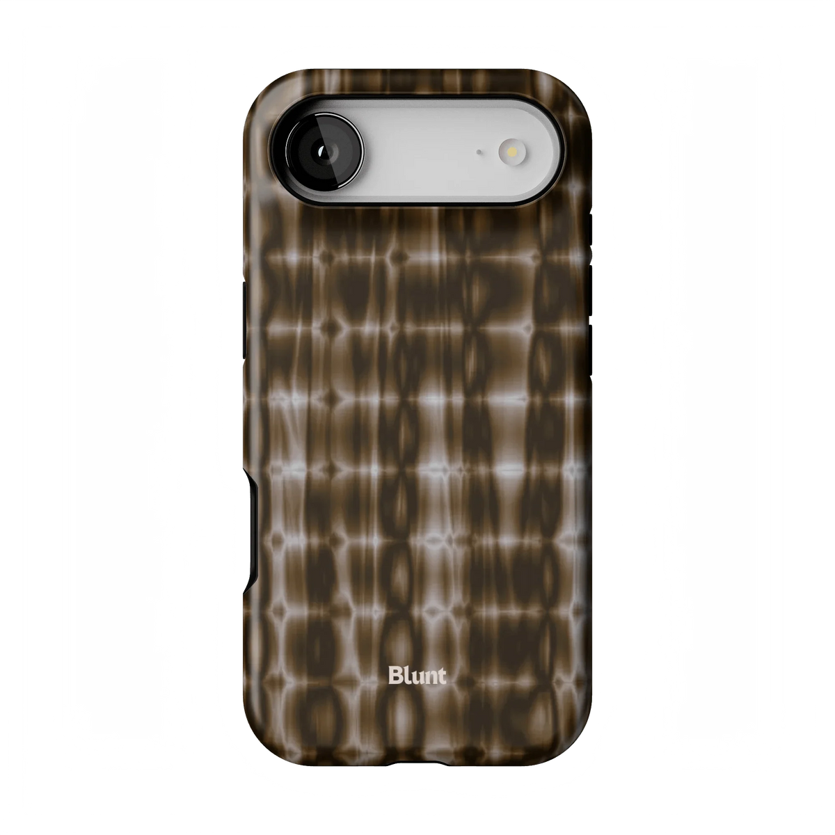 Brown Ripple iPhone Case