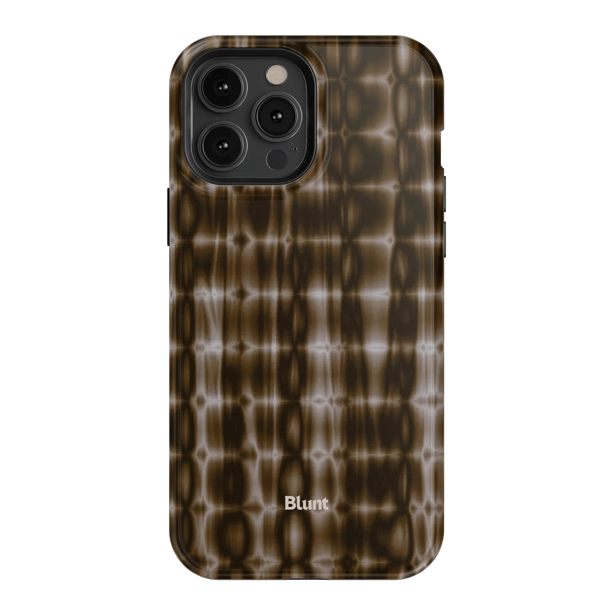 Brown Ripple iPhone Case