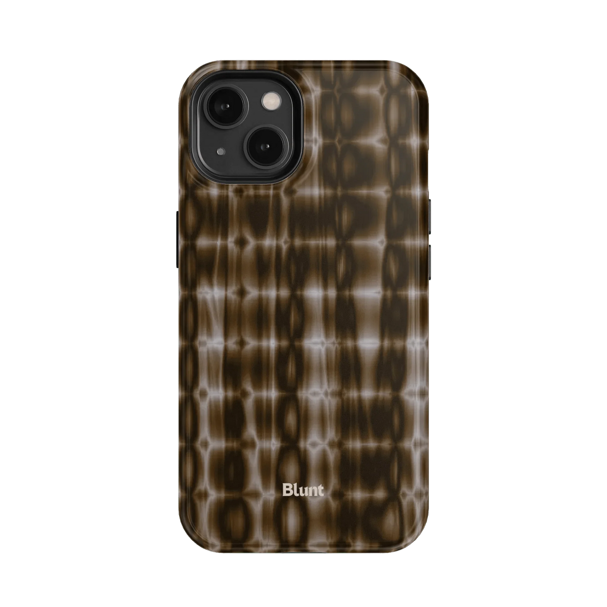 Brown Ripple iPhone Case