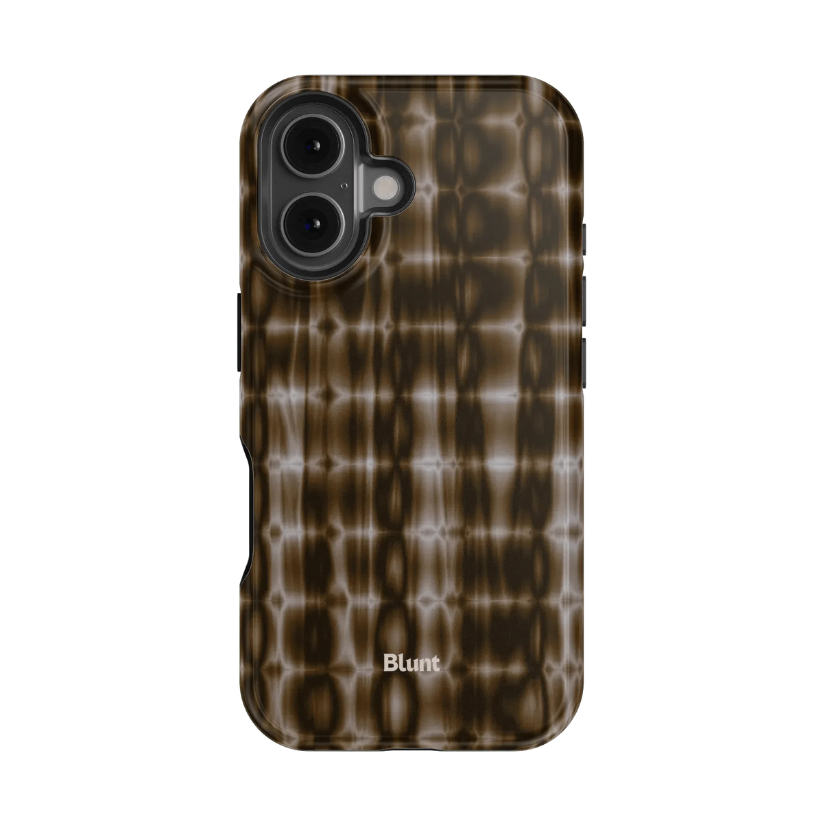 Brown Ripple iPhone Case