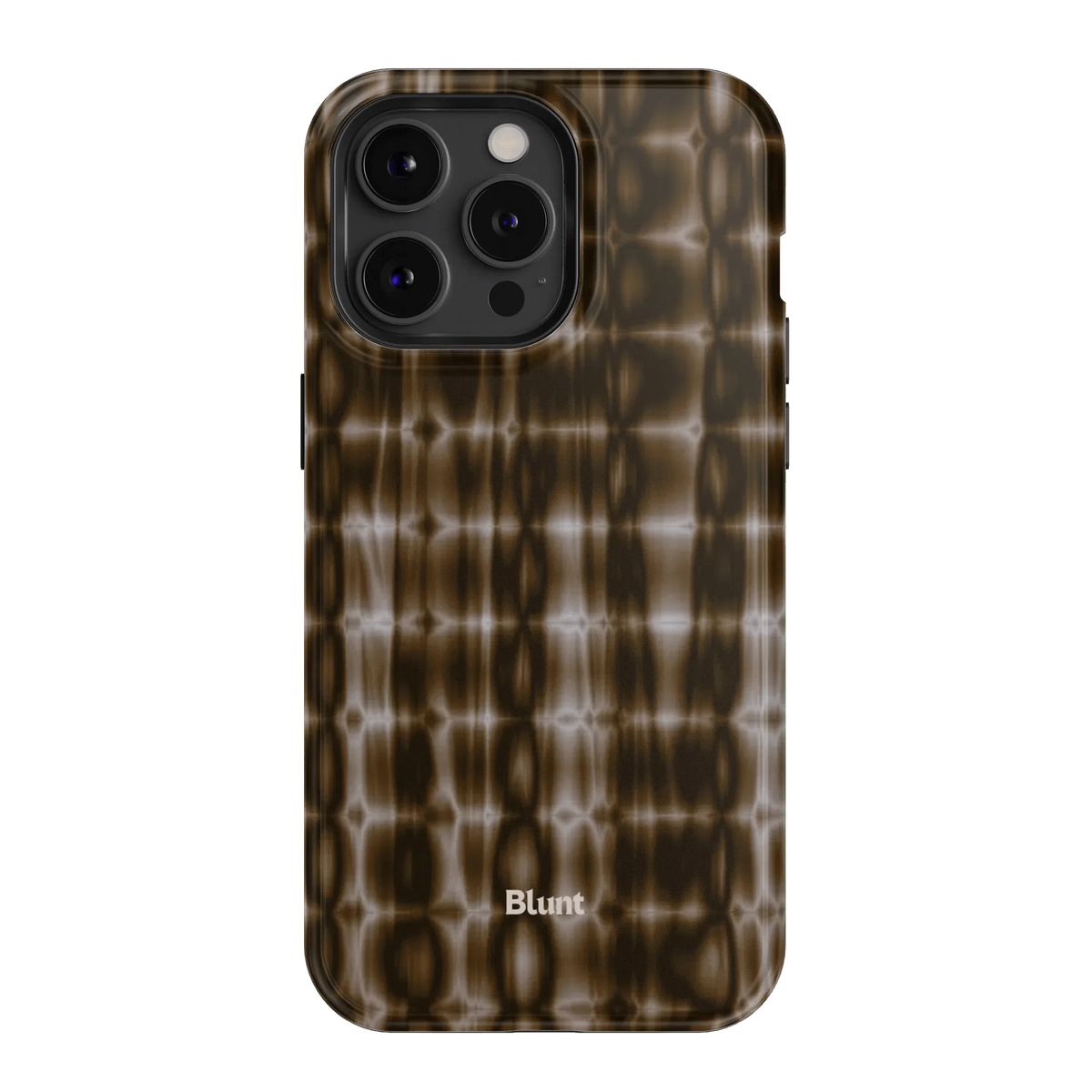 Brown Ripple iPhone Case
