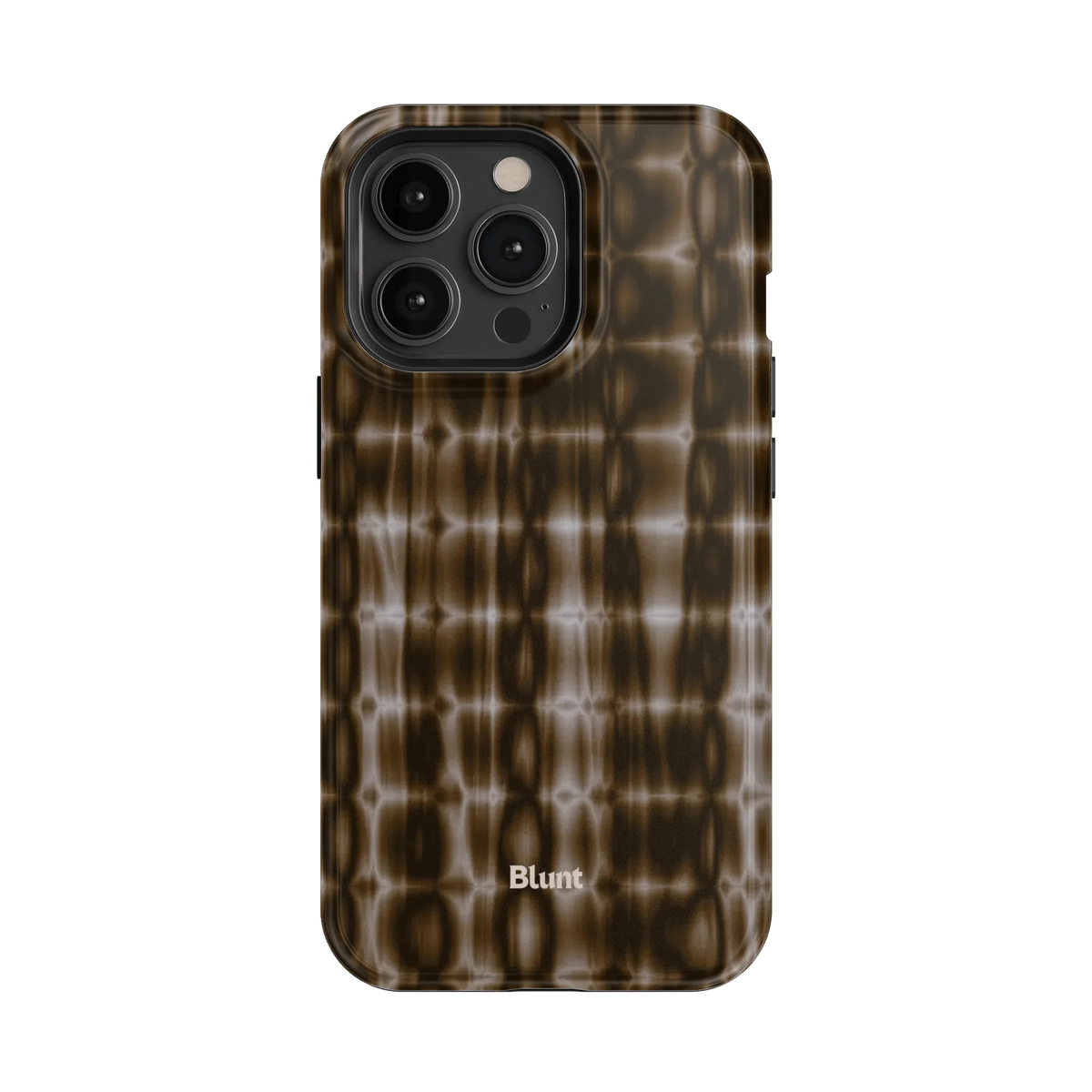 Brown Ripple iPhone Case