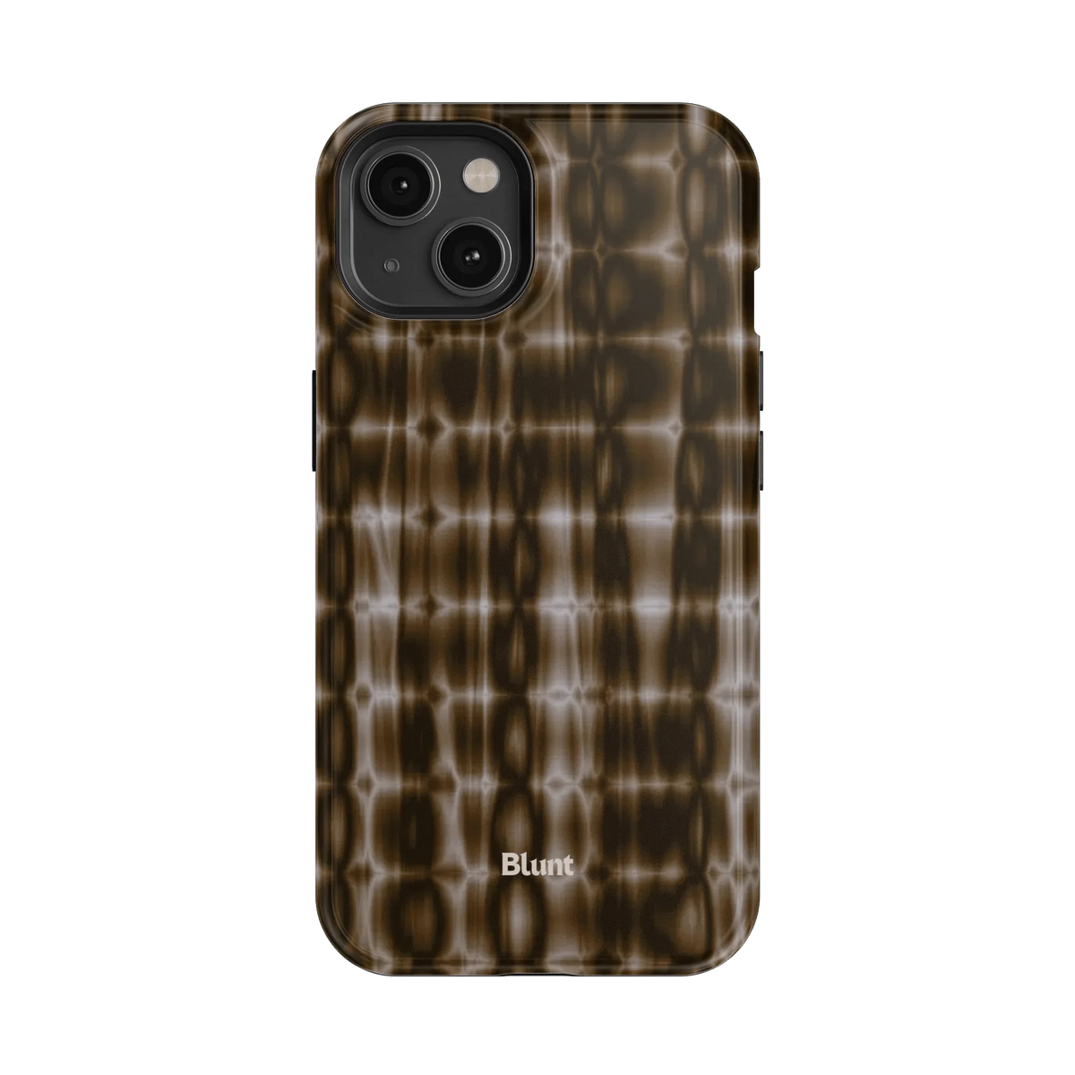 Brown Ripple iPhone Case