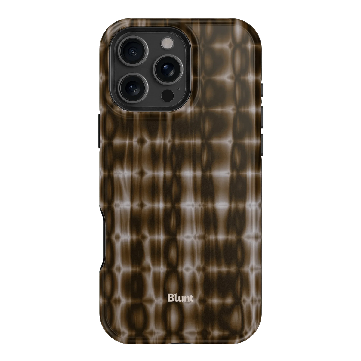 Brown Ripple iPhone Case
