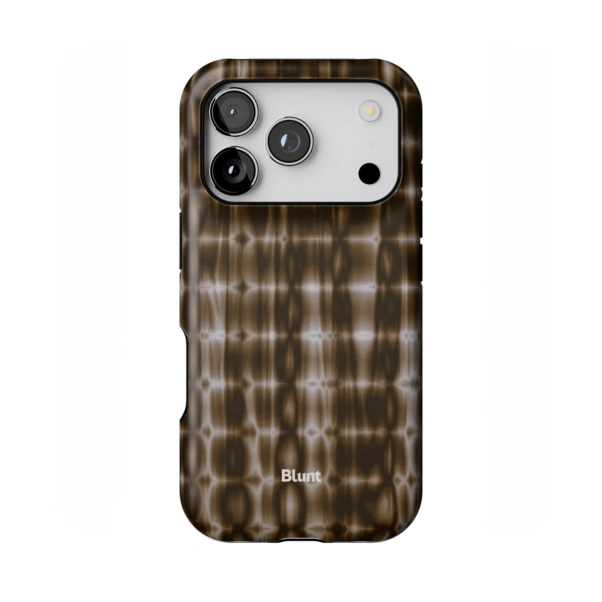 Brown Ripple iPhone Case
