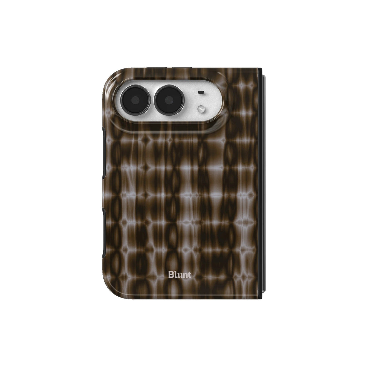 Brown Ripple iPhone Case
