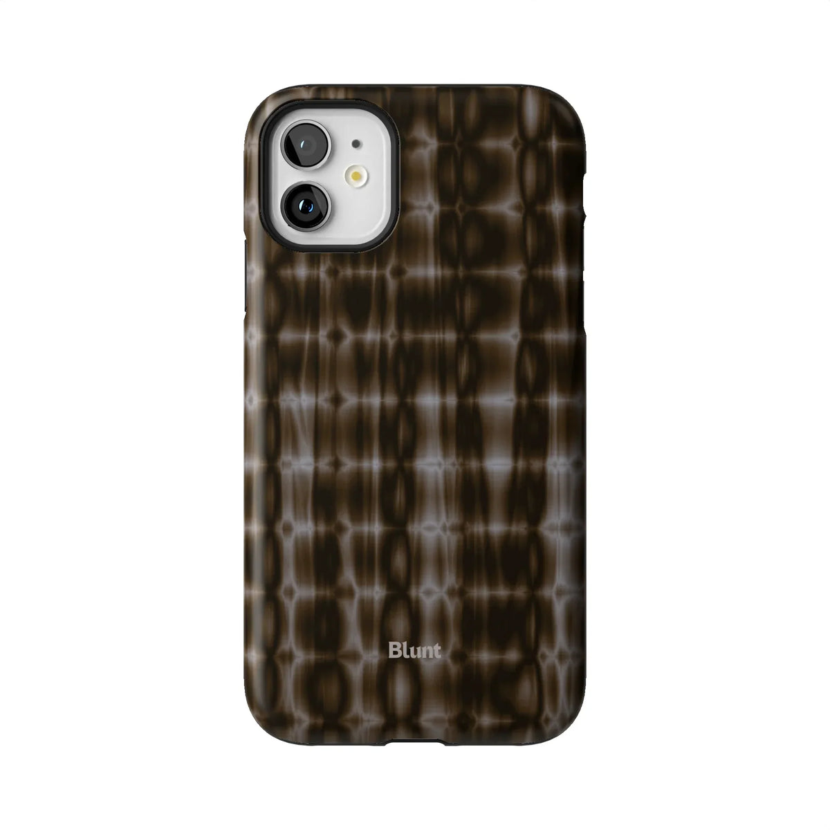 Brown Ripple iPhone Case