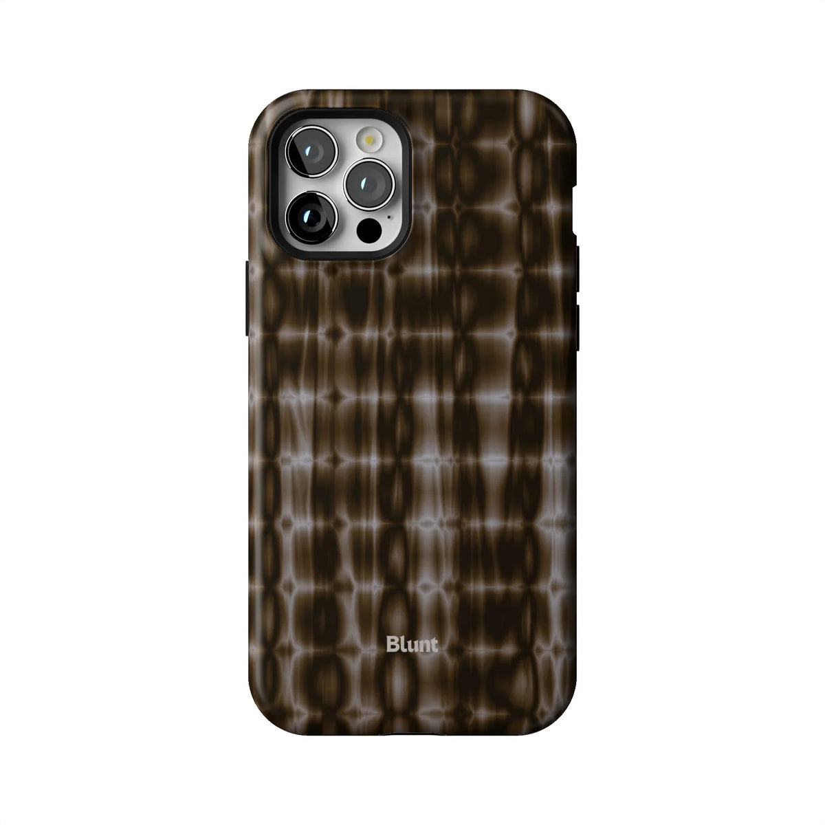 Brown Ripple iPhone Case