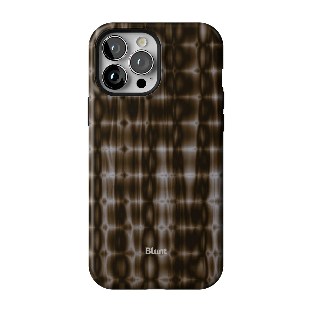Brown Ripple iPhone Case