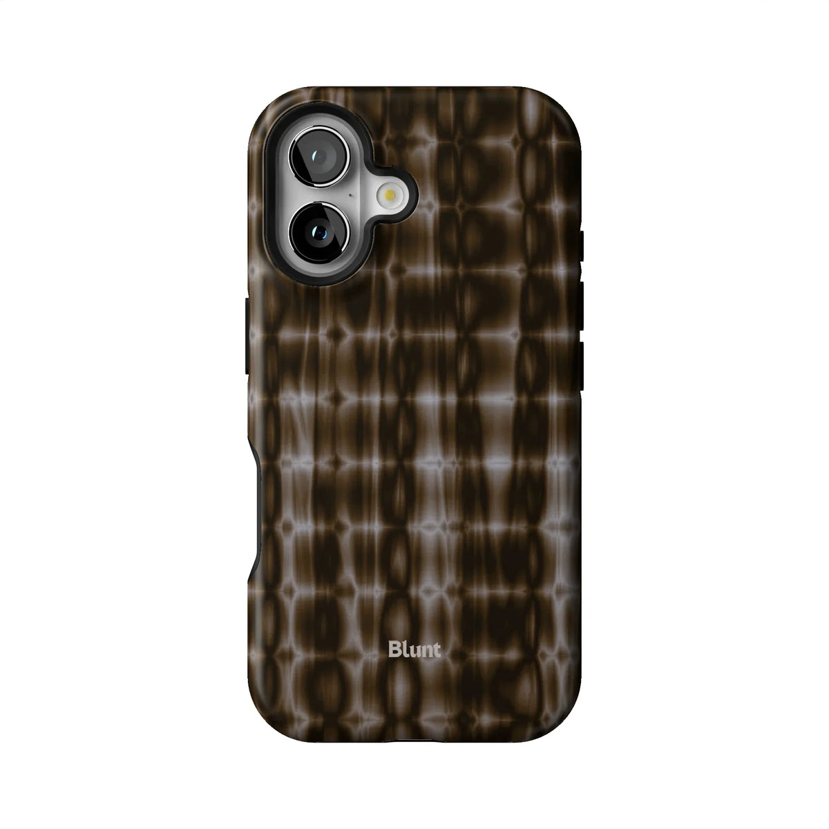 Brown Ripple iPhone Case