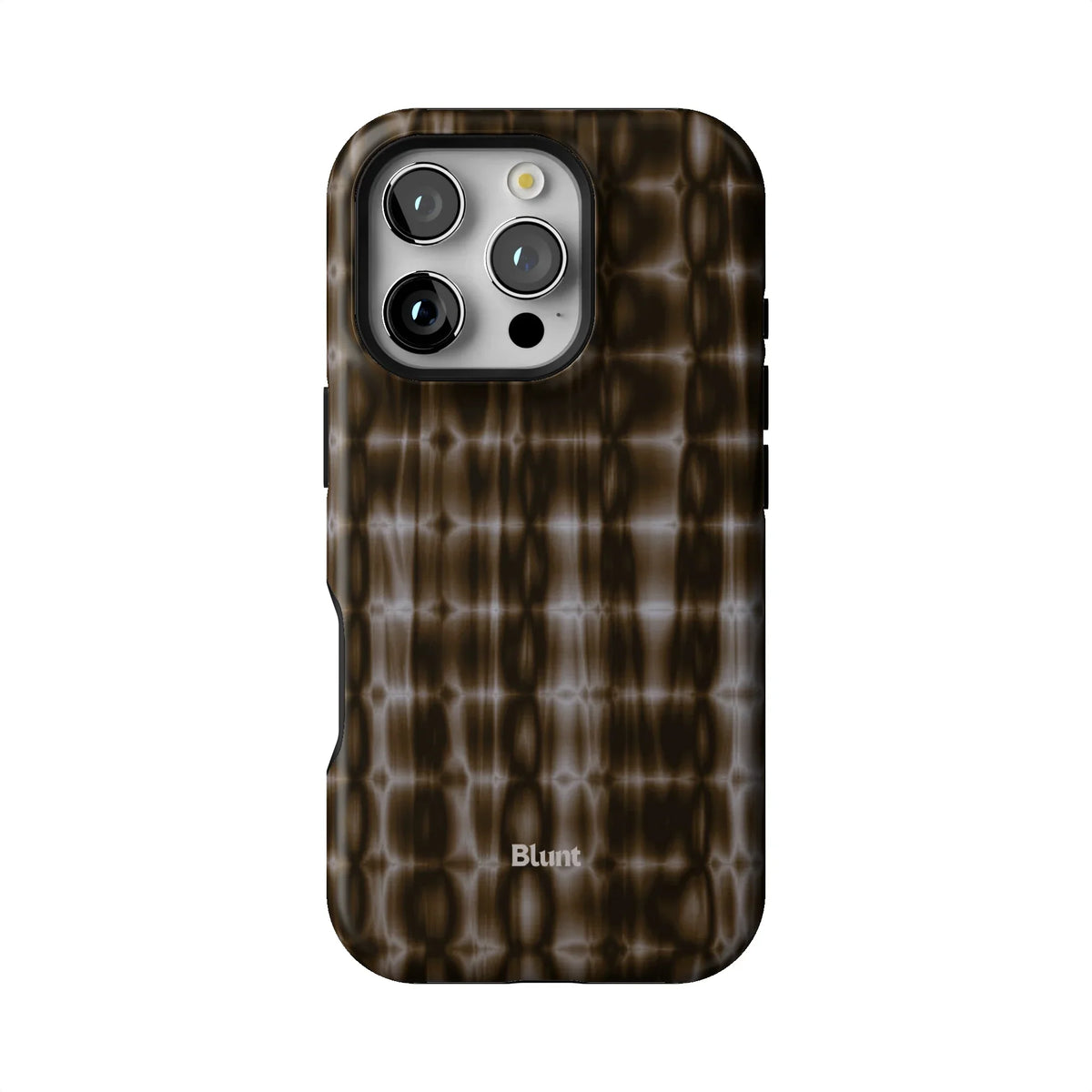 Brown Ripple iPhone Case