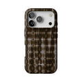 Brown Ripple iPhone Case