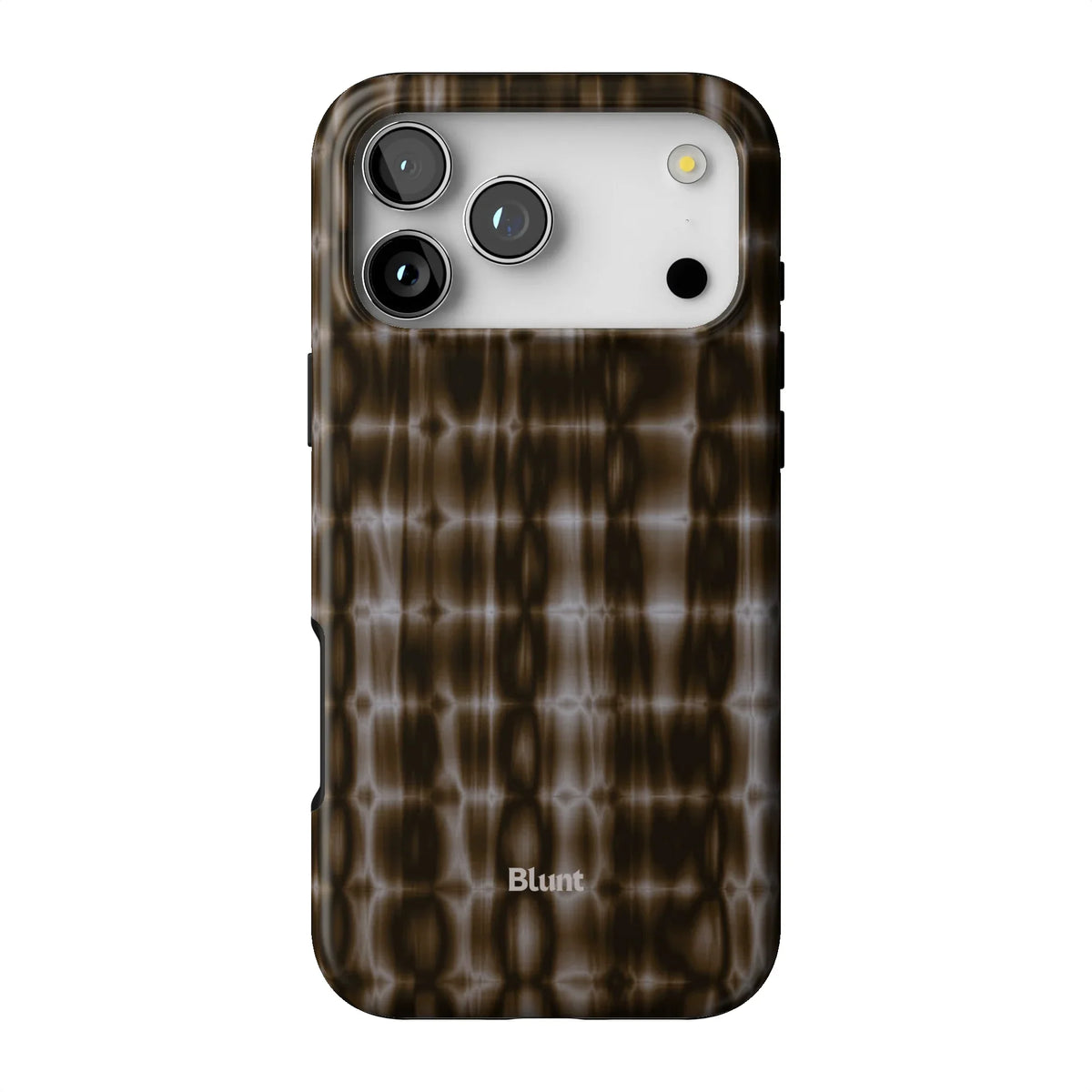 Brown Ripple iPhone Case