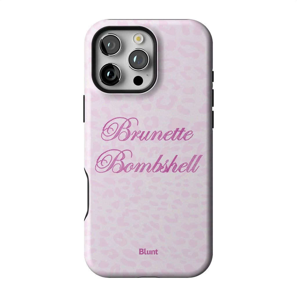 Brunette Bombshell iPhone Case