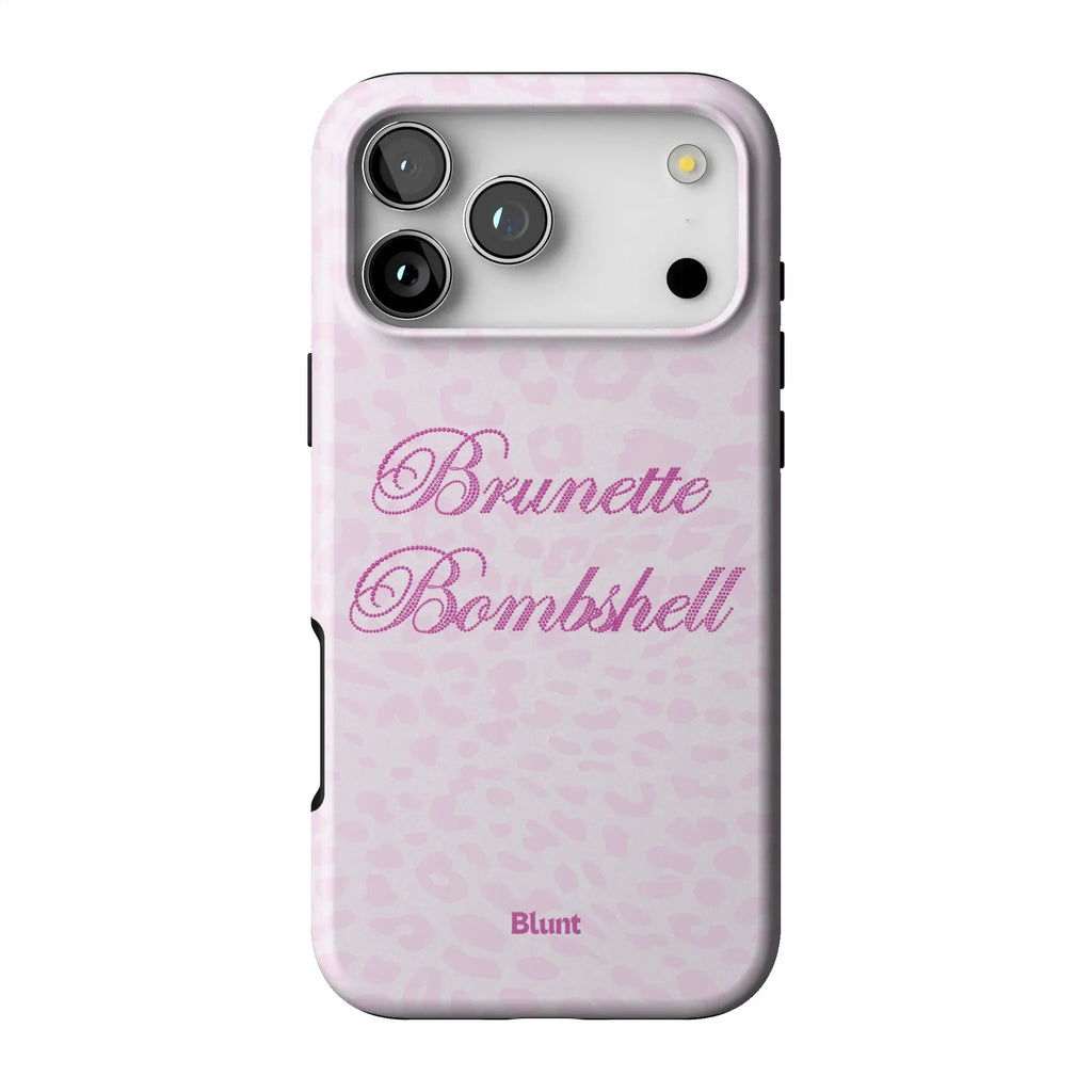 Brunette Bombshell iPhone Case