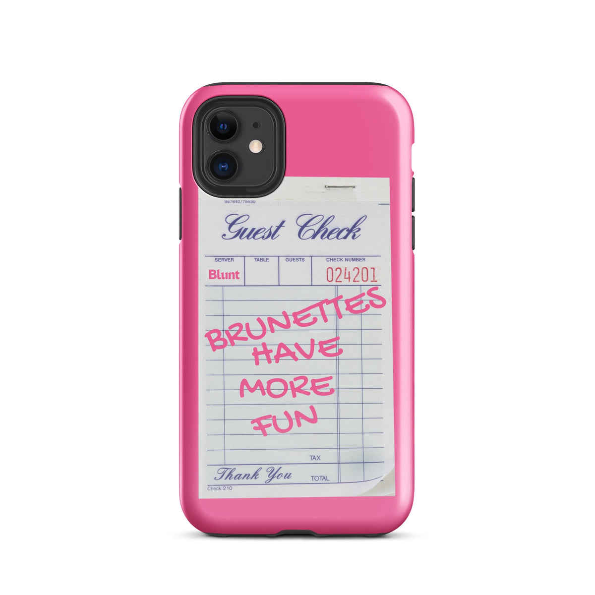 Brunettes Have More Fun iPhone Case