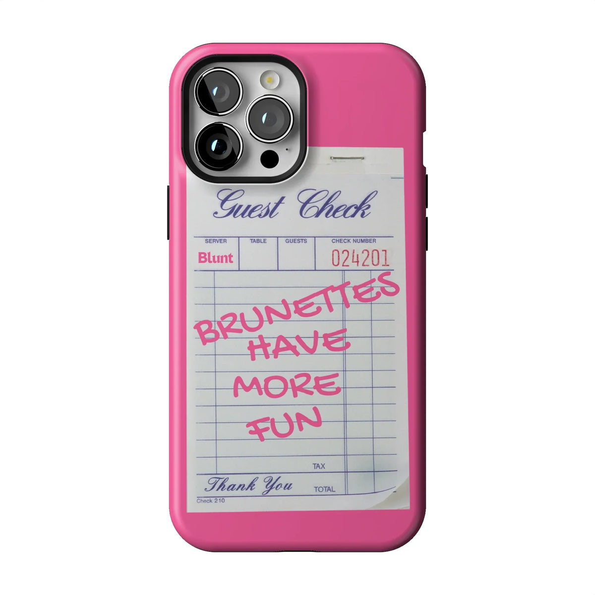 Brunettes Have More Fun iPhone Case