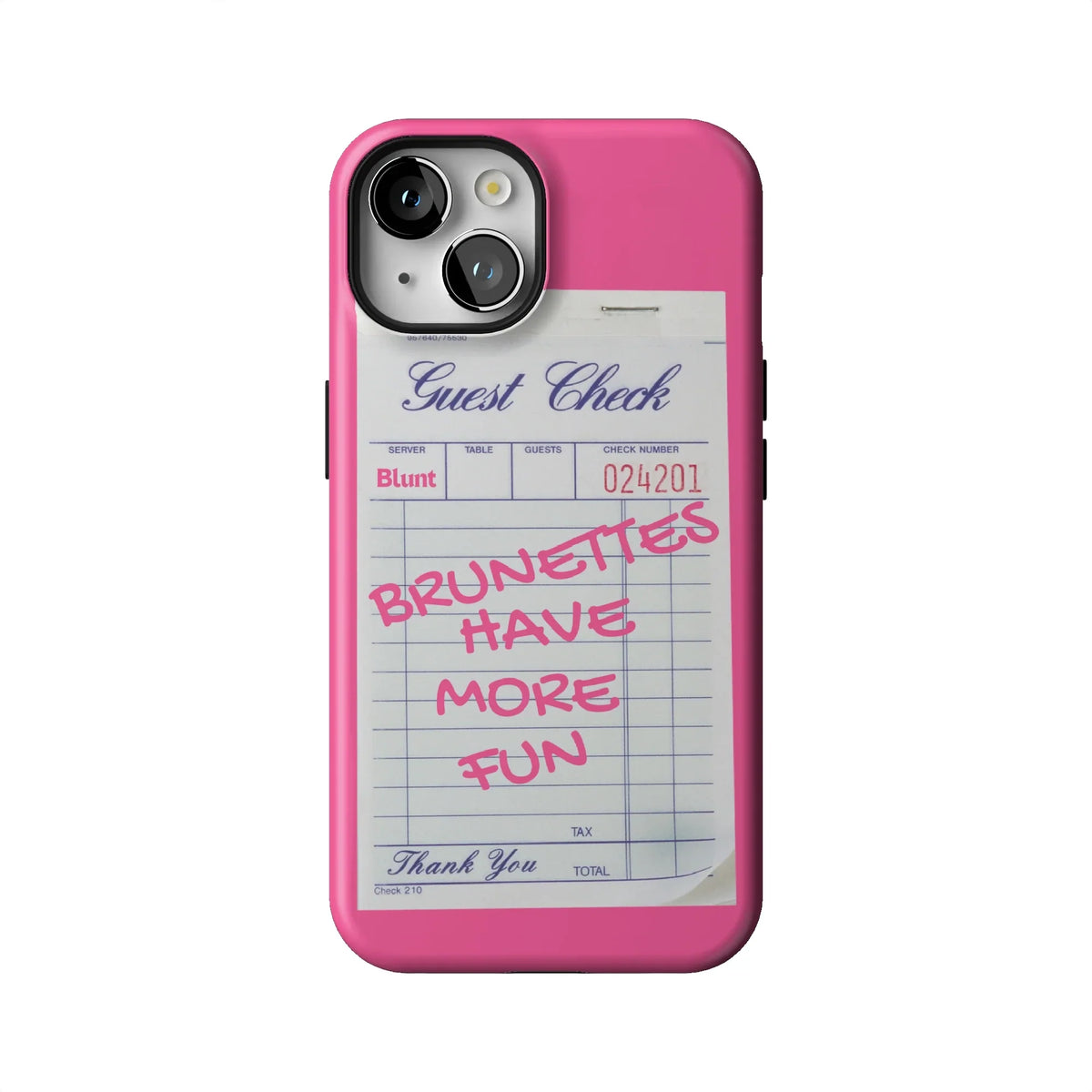 Brunettes Have More Fun iPhone Case