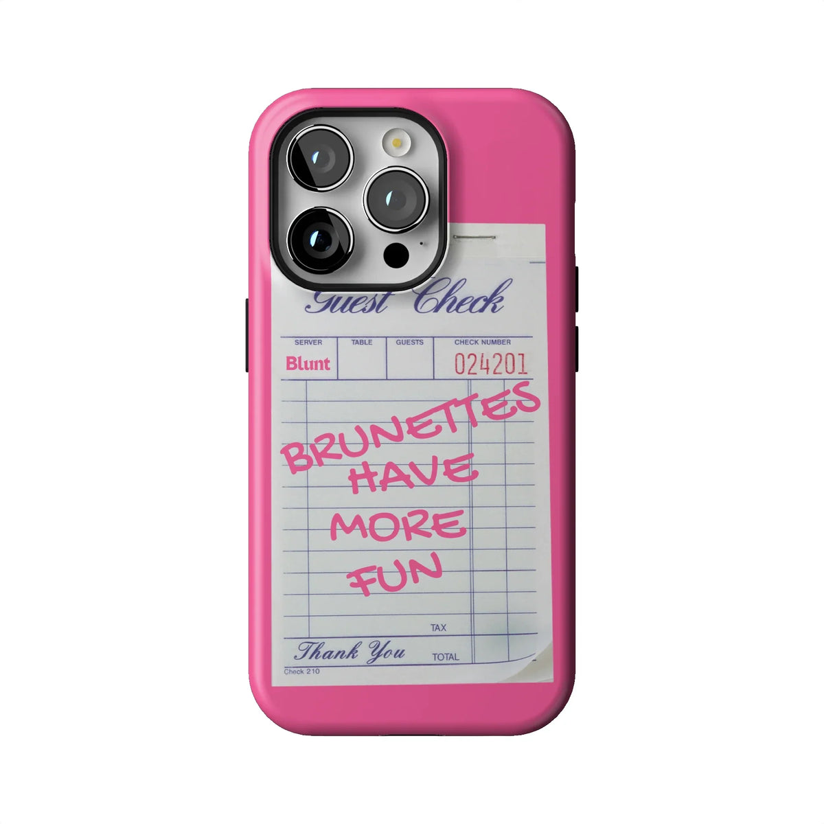 Brunettes Have More Fun iPhone Case