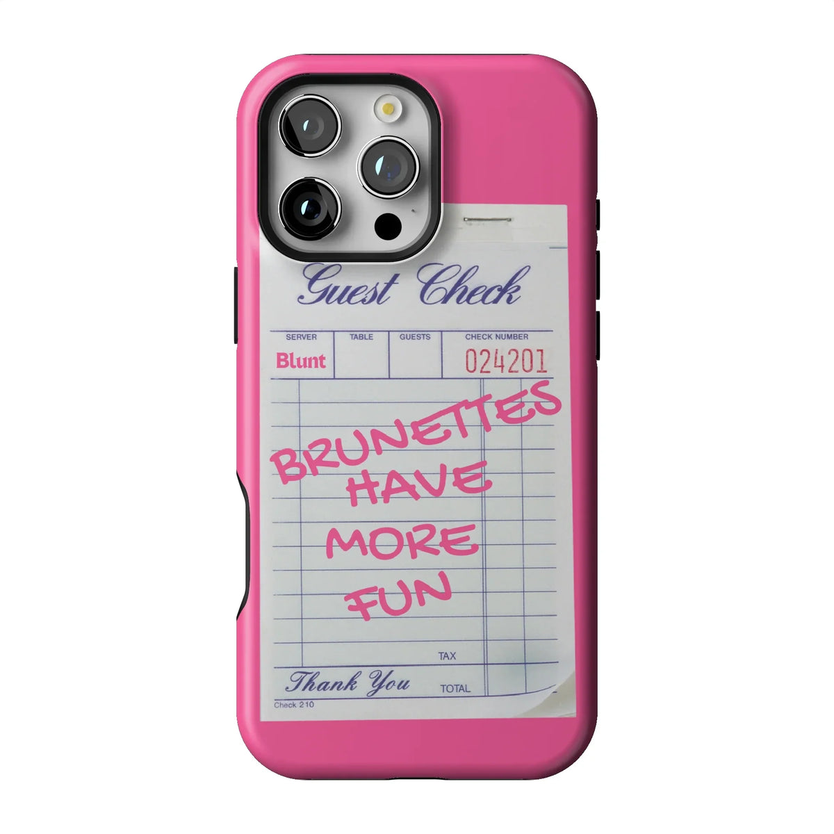 Brunettes Have More Fun iPhone Case