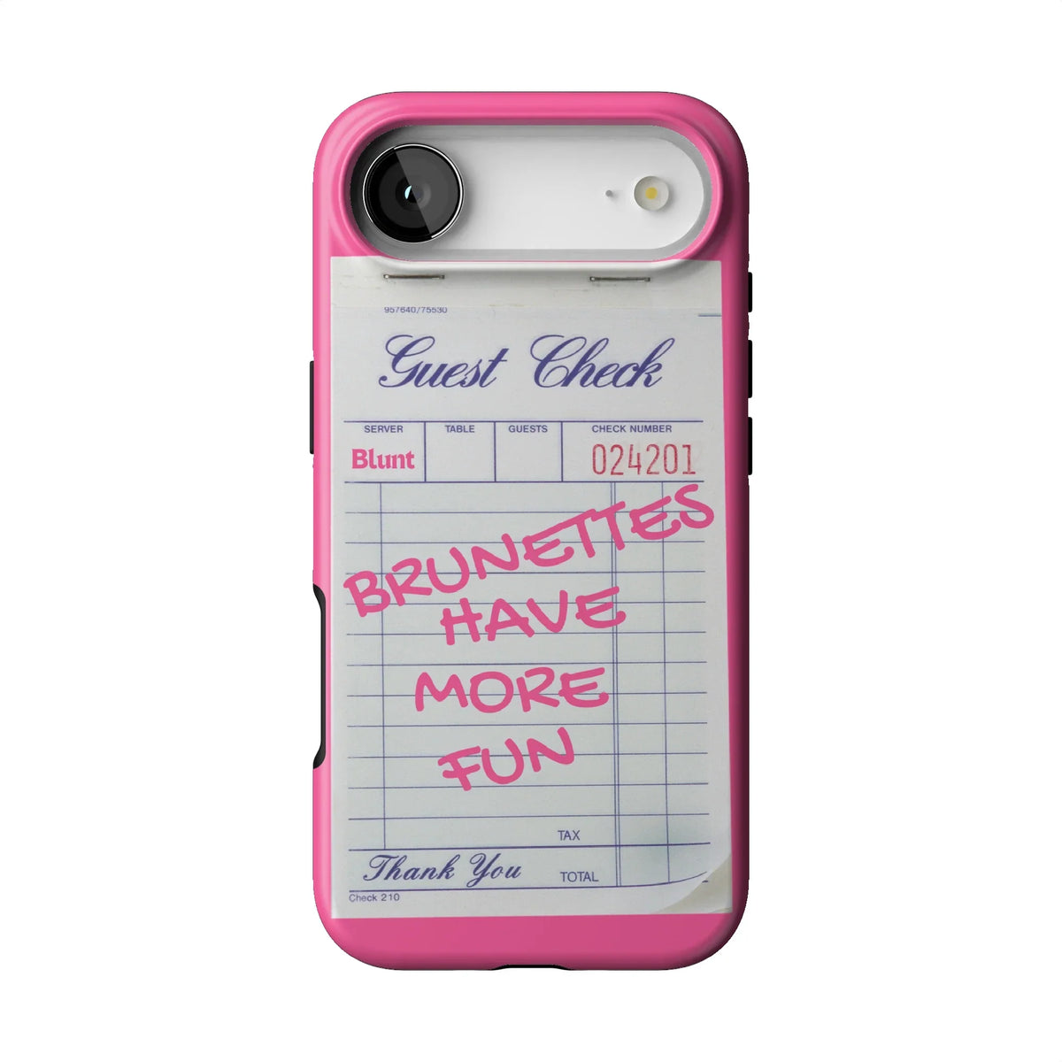 Brunettes Have More Fun iPhone Case