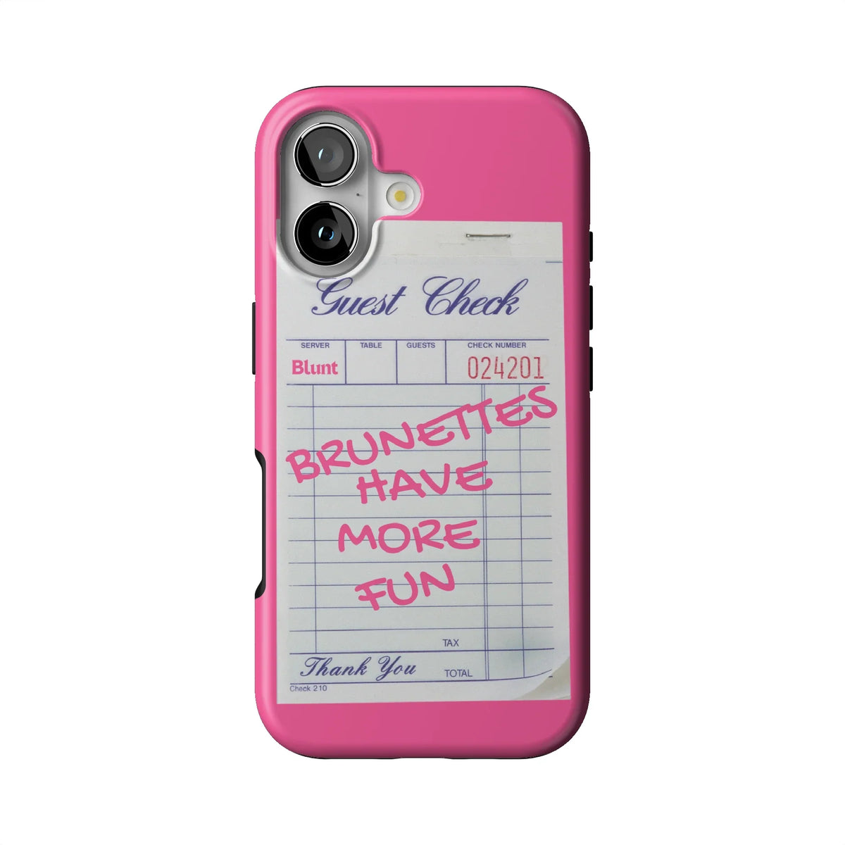 Brunettes Have More Fun iPhone Case