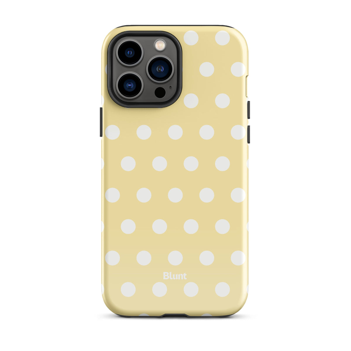 Butter Cream Polka iPhone Case
