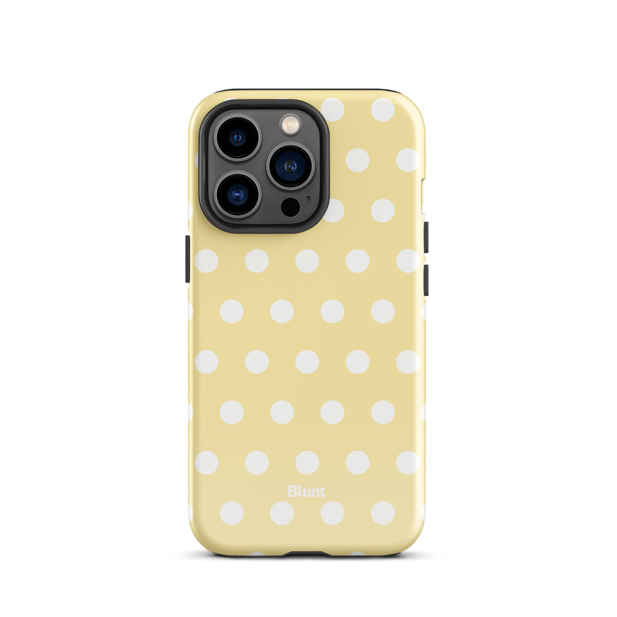 Butter Cream Polka iPhone Case
