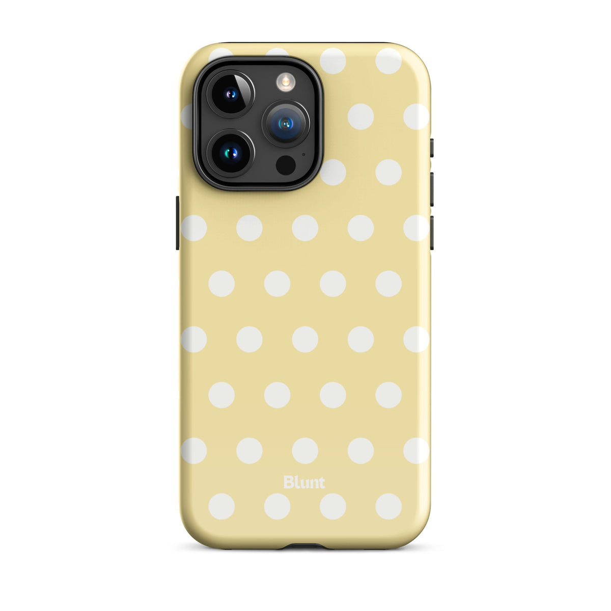 Butter Cream Polka iPhone Case