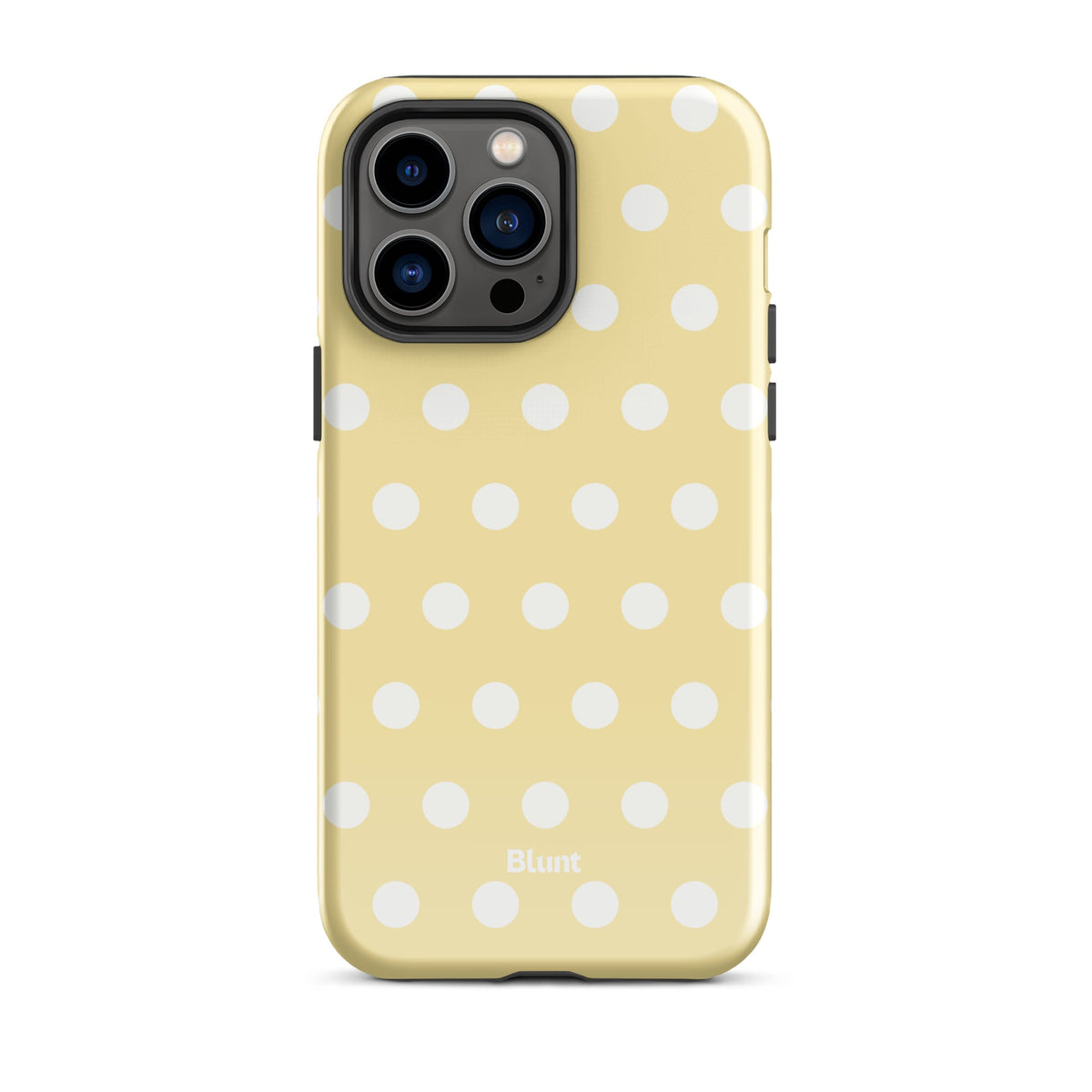 Butter Cream Polka iPhone Case