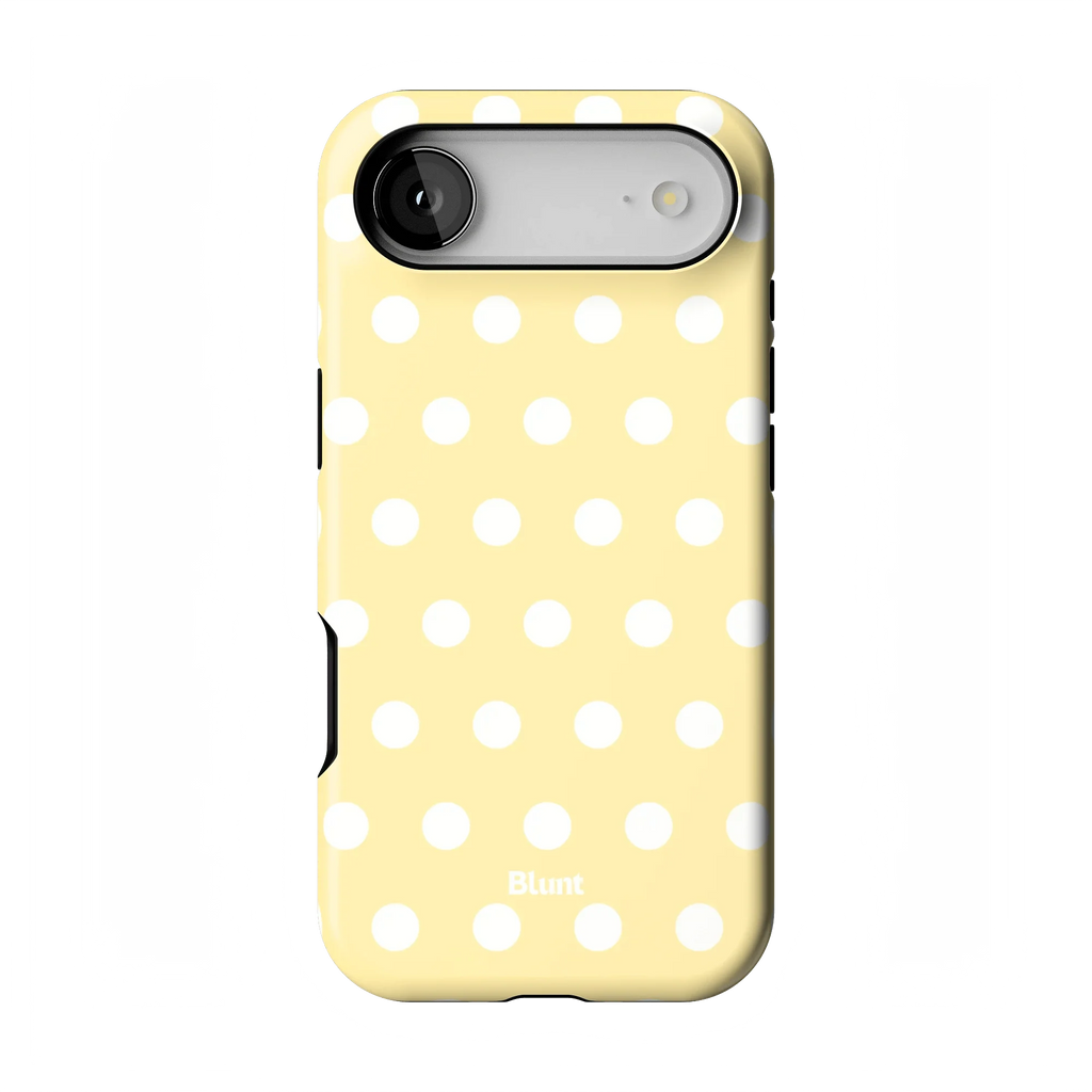Butter Cream Polka iPhone Case
