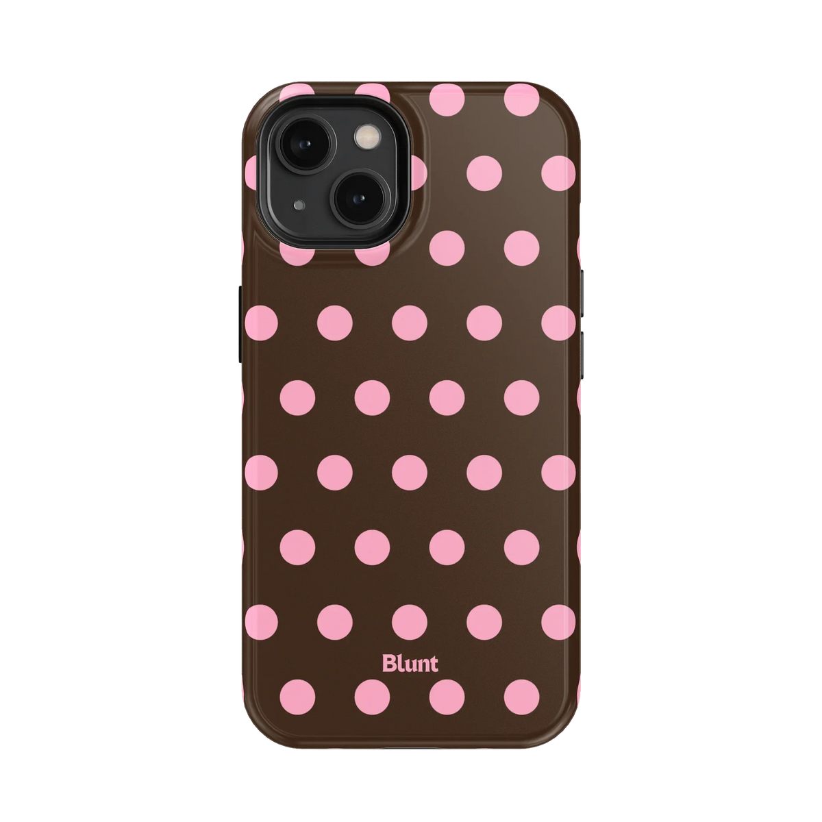 Chocolate Polka iPhone Case