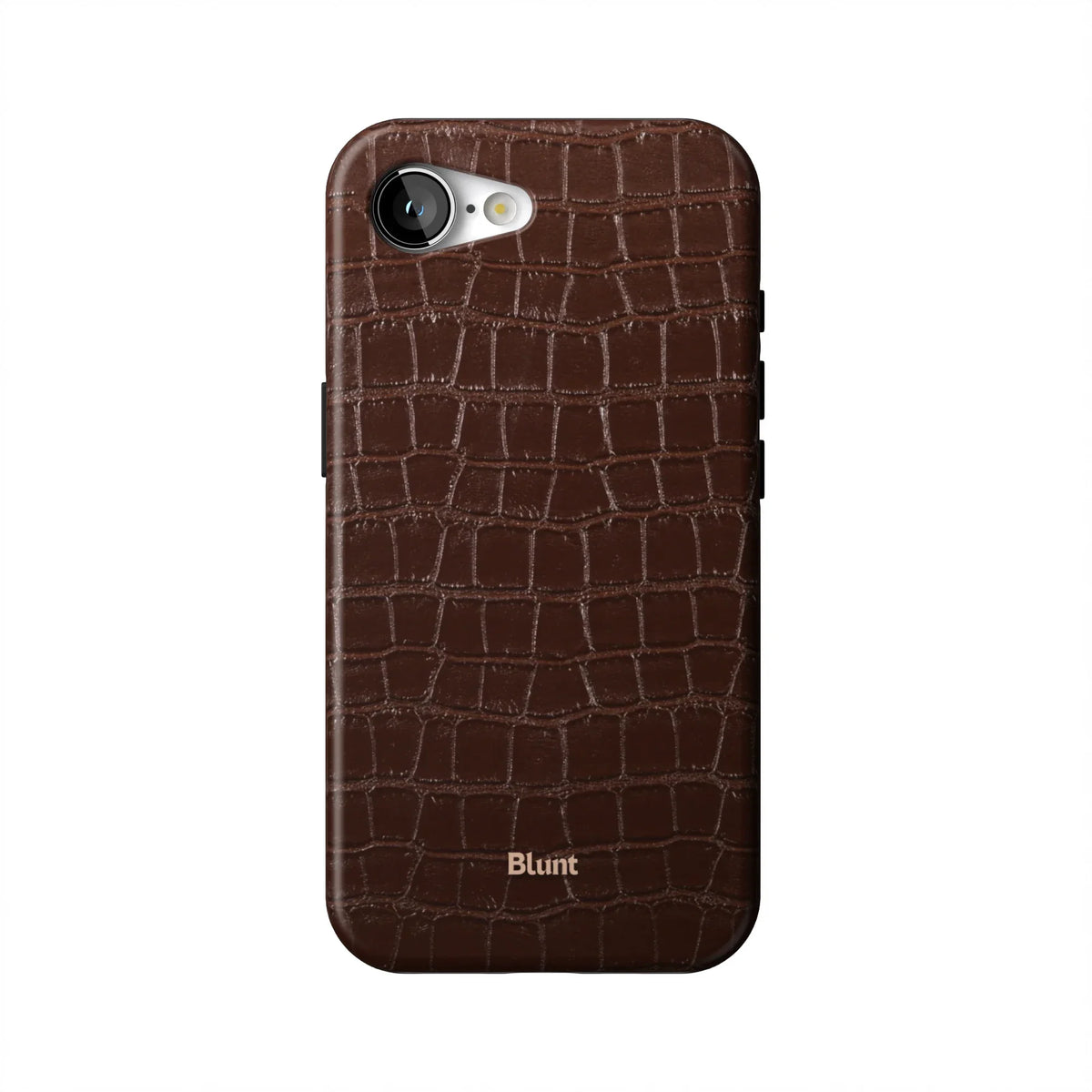 Chestnut Croc iPhone Case