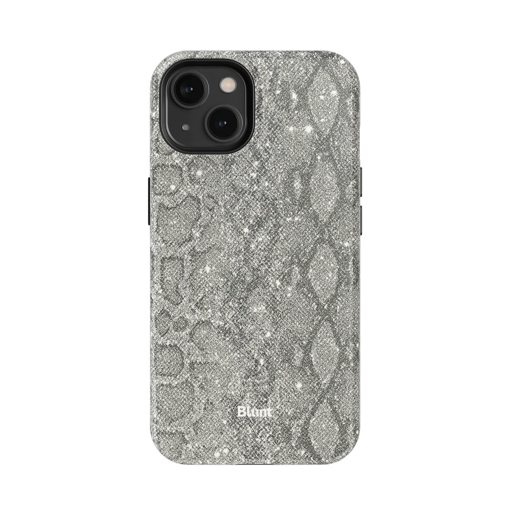 Silver Python iPhone Case