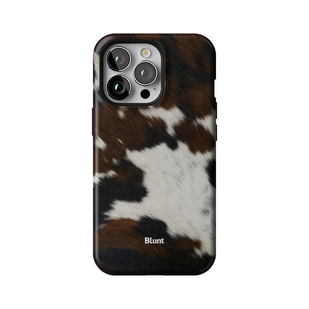 Chestnut Cowhide iPhone Case